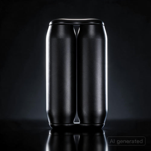 Black aluminum Kinetic Roller fidget toy for focus and stress relief by COMS