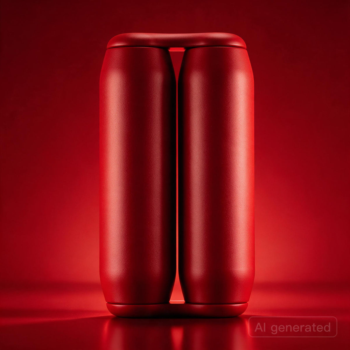 Red aluminum Kinetic Roller fidget toy for focus and stress relief by COMS